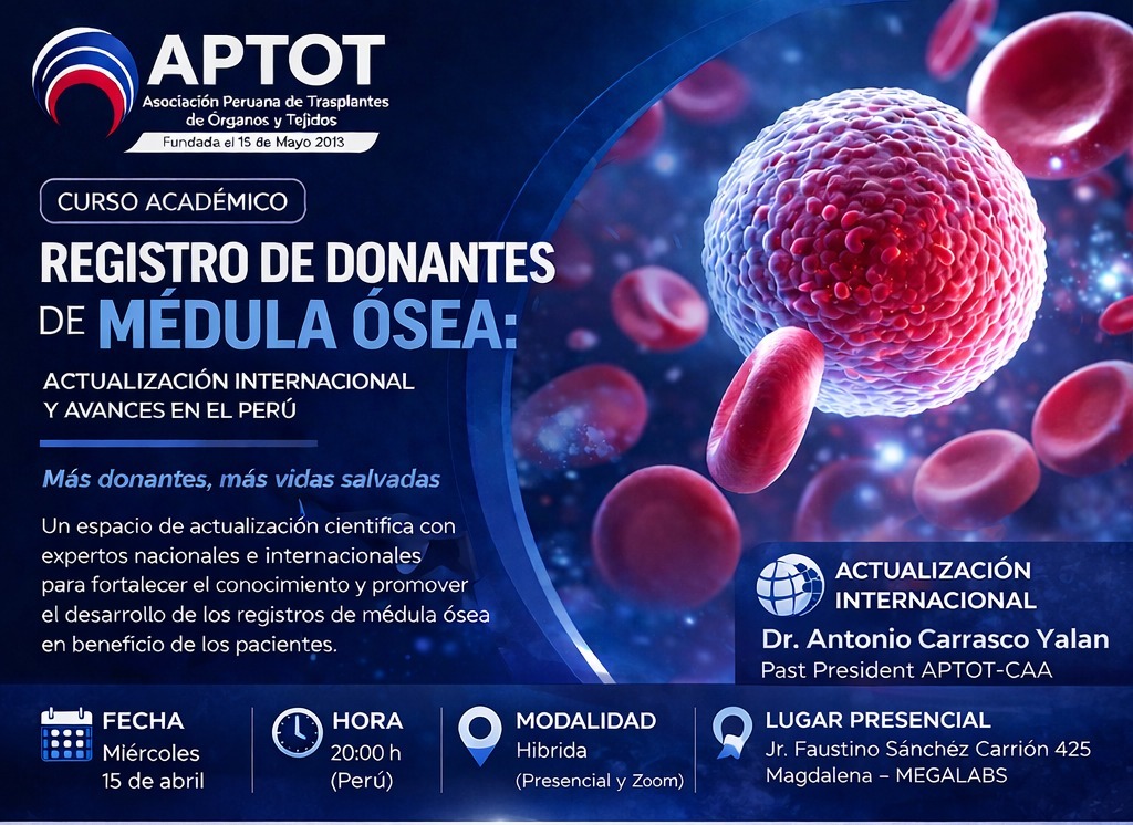 registro de donantes de médula Ósea actualización internacional y avances en el perú (2)